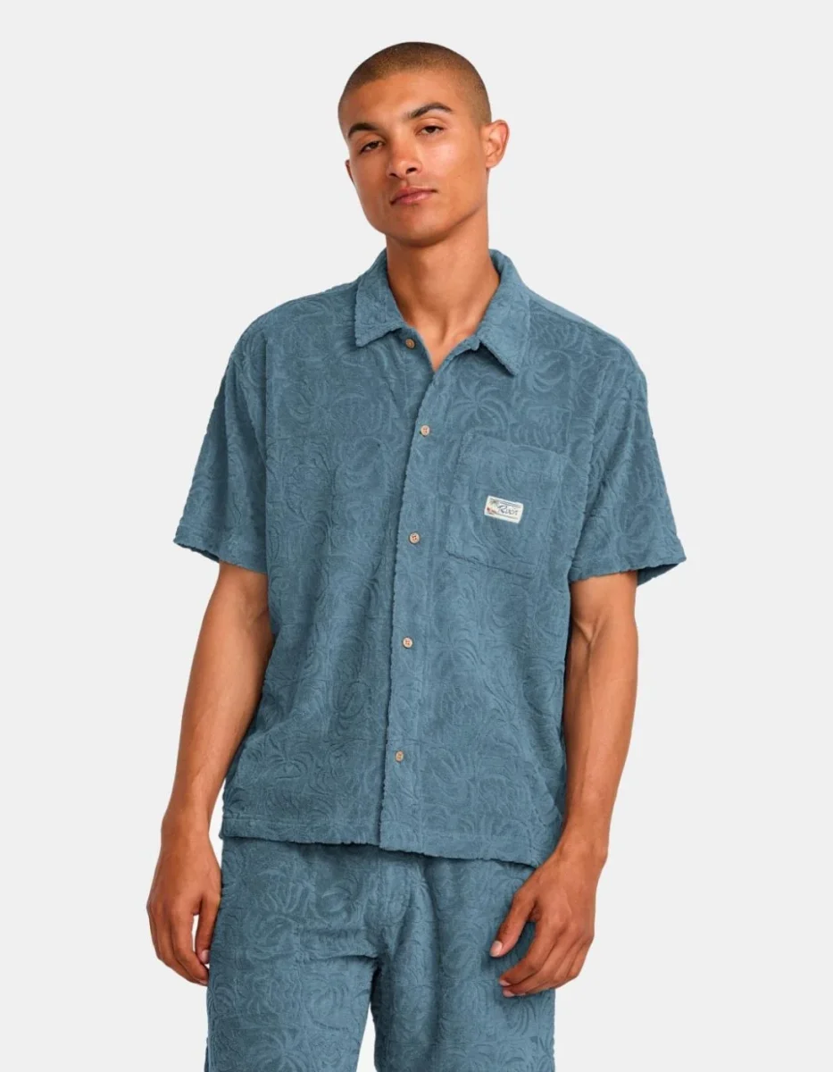 Camisa RVCA EXOTICA - Vintage Navy - Imagen 2