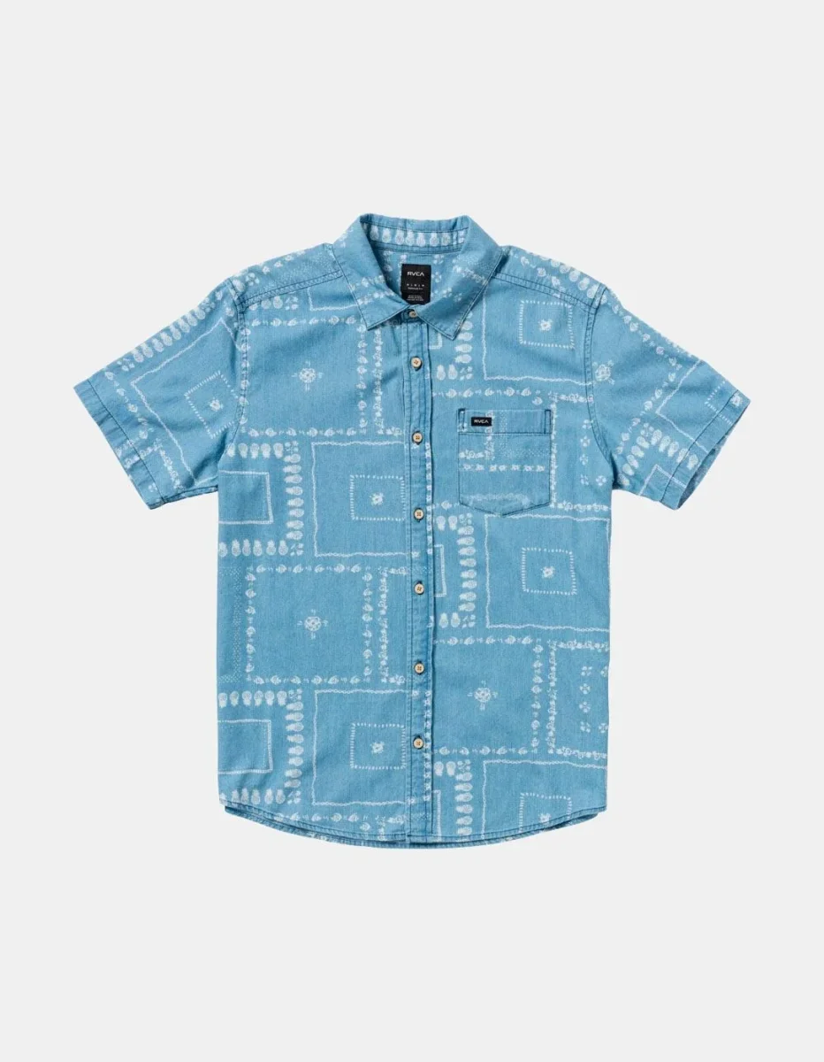 Camisa RVCA FRAME - Blue - Imagen 2