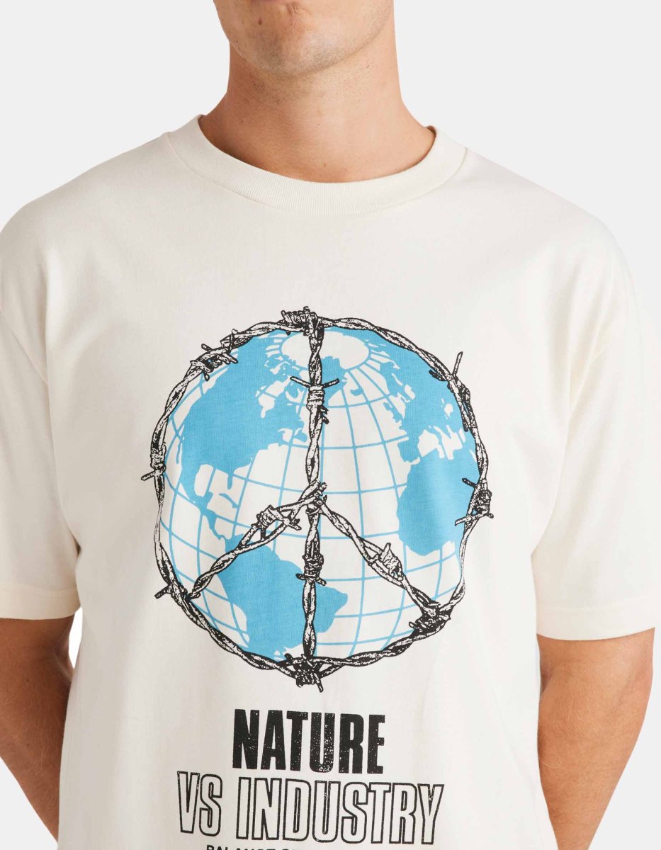 Camiseta RVCA GLOBAL RVCA - Natural - Imagen 4