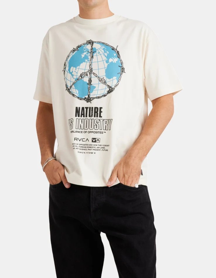 Camiseta RVCA GLOBAL RVCA - Natural - Imagen 5