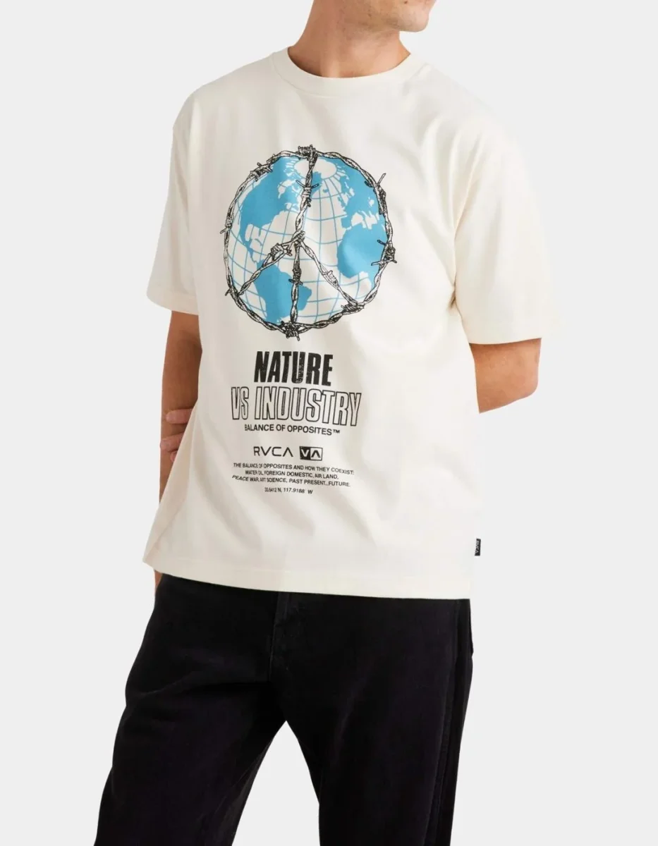 Camiseta RVCA GLOBAL RVCA - Natural - Imagen 2