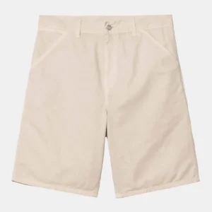 Bermuda CARHARTT WIP SINGLE KNEE - Fleur De Sel