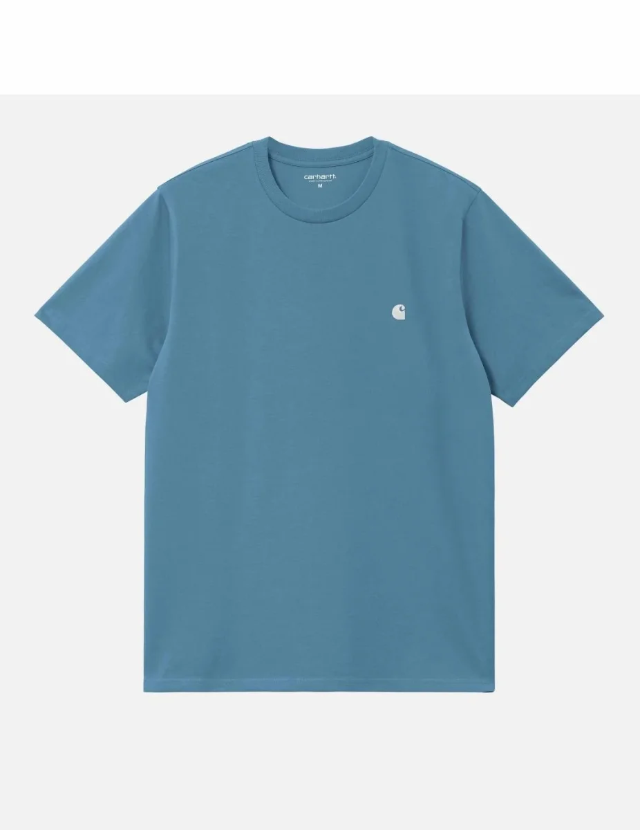 Camiseta CARHARTT WIP MADISON - Icy Water / White