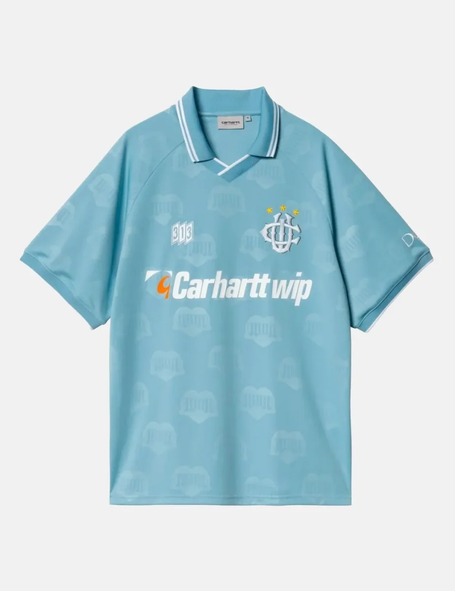 Camiseta CARHARTT WIP HARTT’S FOOTBALL - Bluebird - Imagen 2