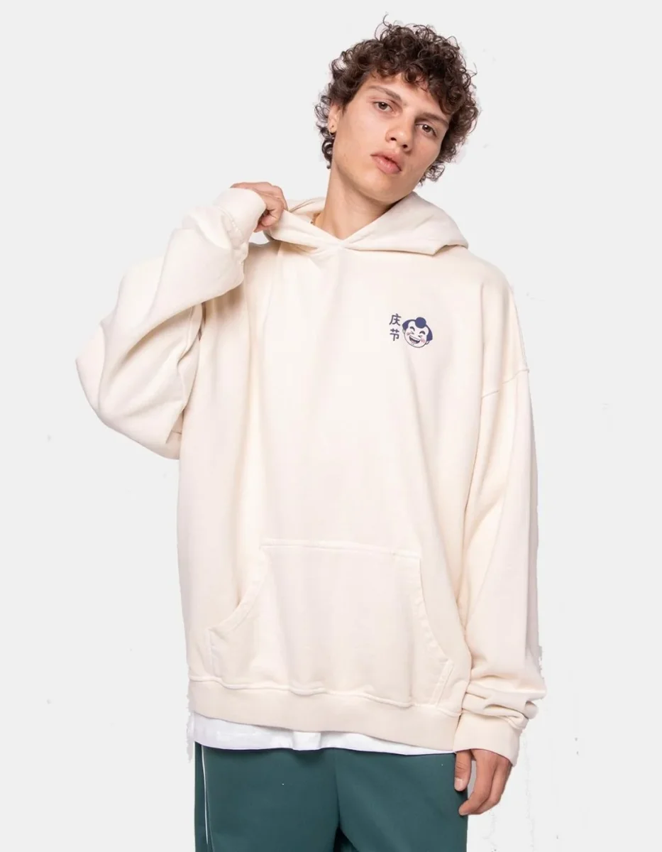 Sudadera Cap. KAOTIKO WASHED OISHI RAMEN - Bone - Imagen 2