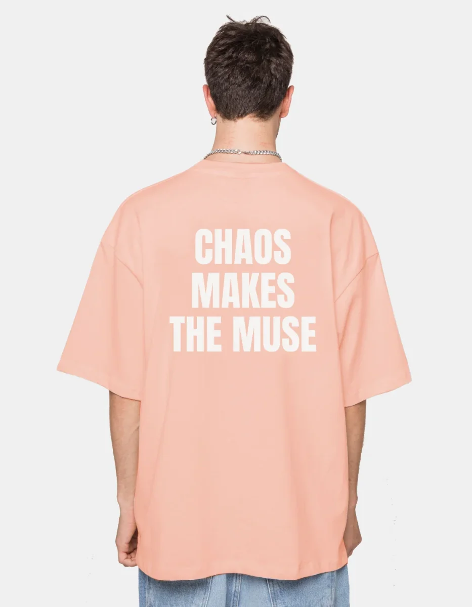 Camiseta KATOIKO WASHED CHAOS - Coral - Imagen 3