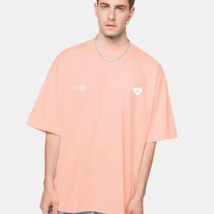 Camiseta KATOIKO WASHED CHAOS - Coral