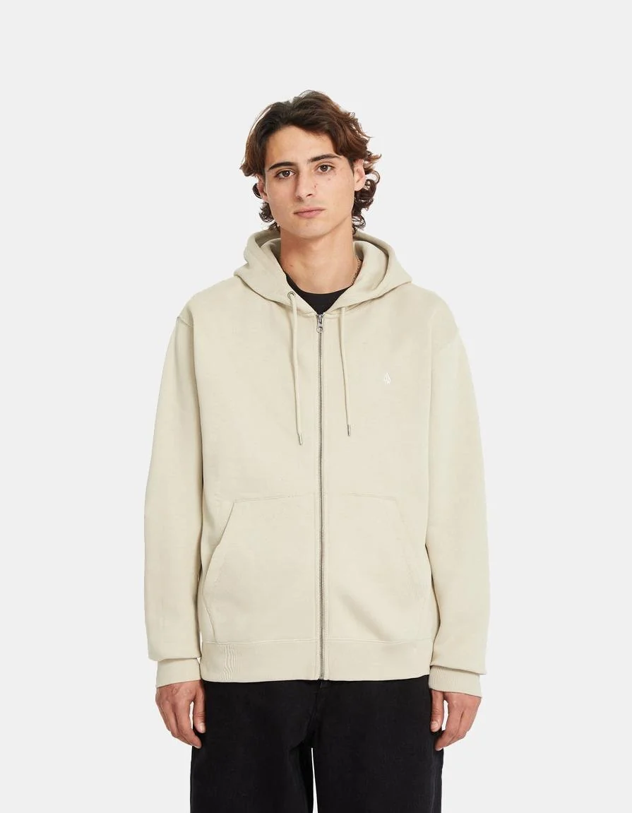 Sudadera Cap. Abierta VOLCOM SINGLE STONE - Light Khaki - Imagen 2