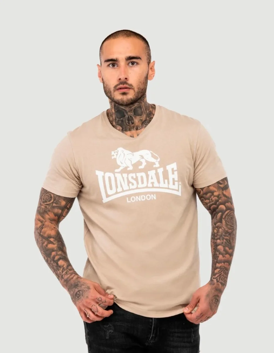Camiseta ST. ERNEY - Sand/White