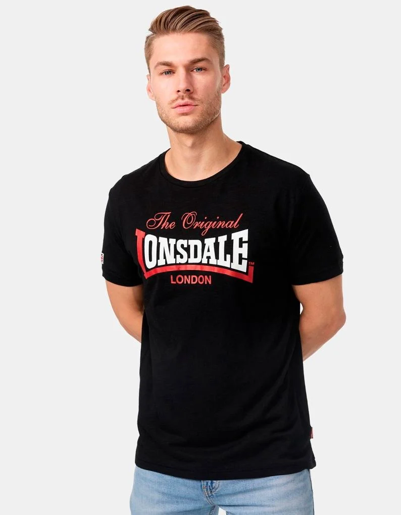 Camiseta LONSDALE ALDINGHAM - Black