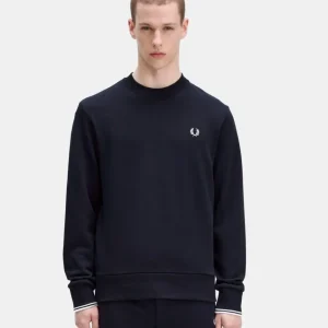 Sudadera Crew FRED PERRY M7535 - Navy