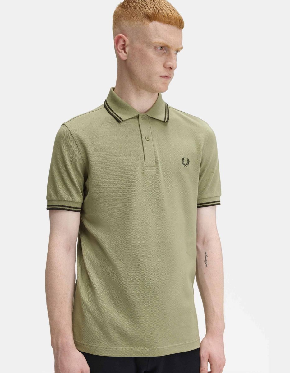 Polo FRED PERRY M3600 - Olive Mint - Imagen 3