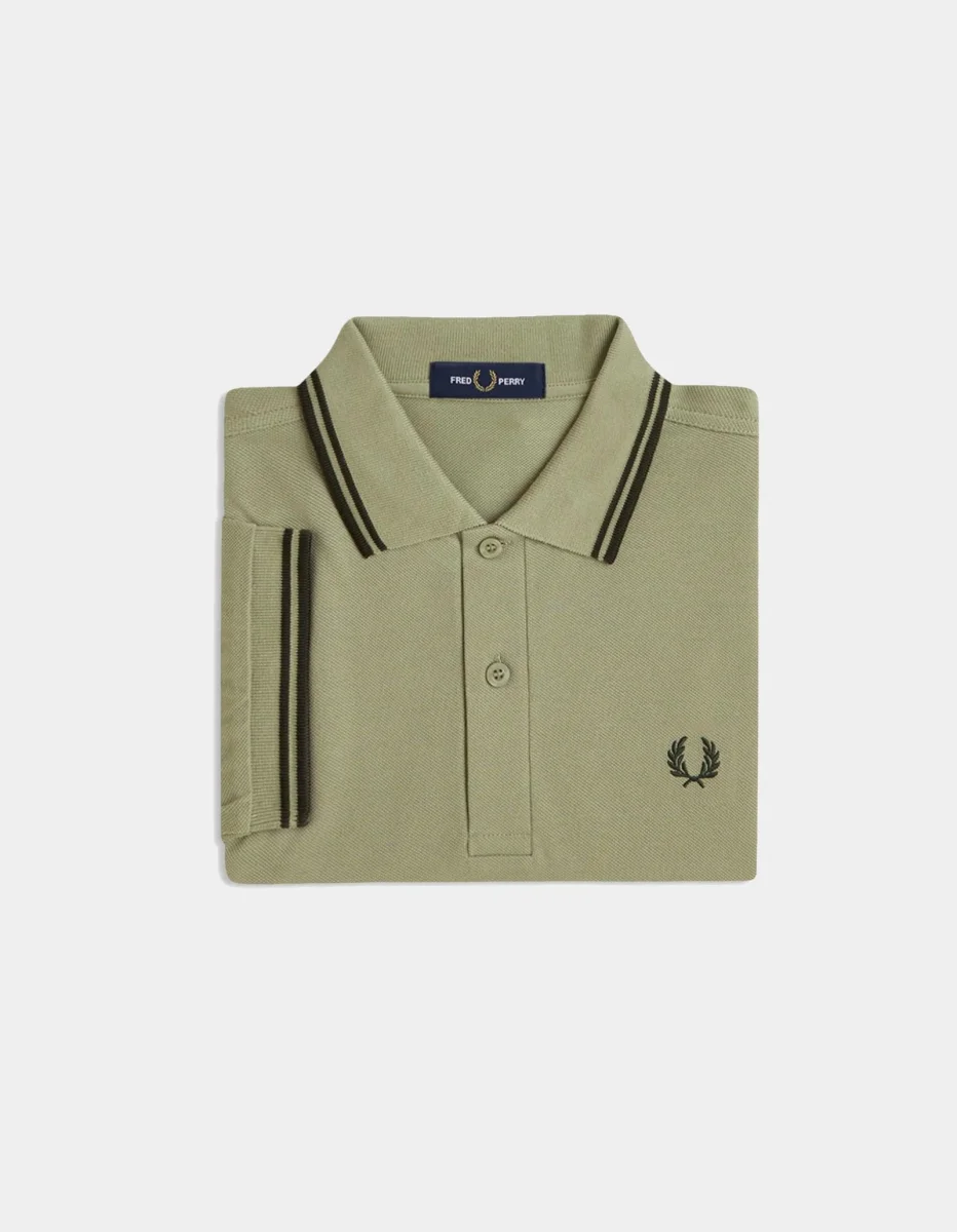 Polo FRED PERRY M3600 - Olive Mint - Imagen 6