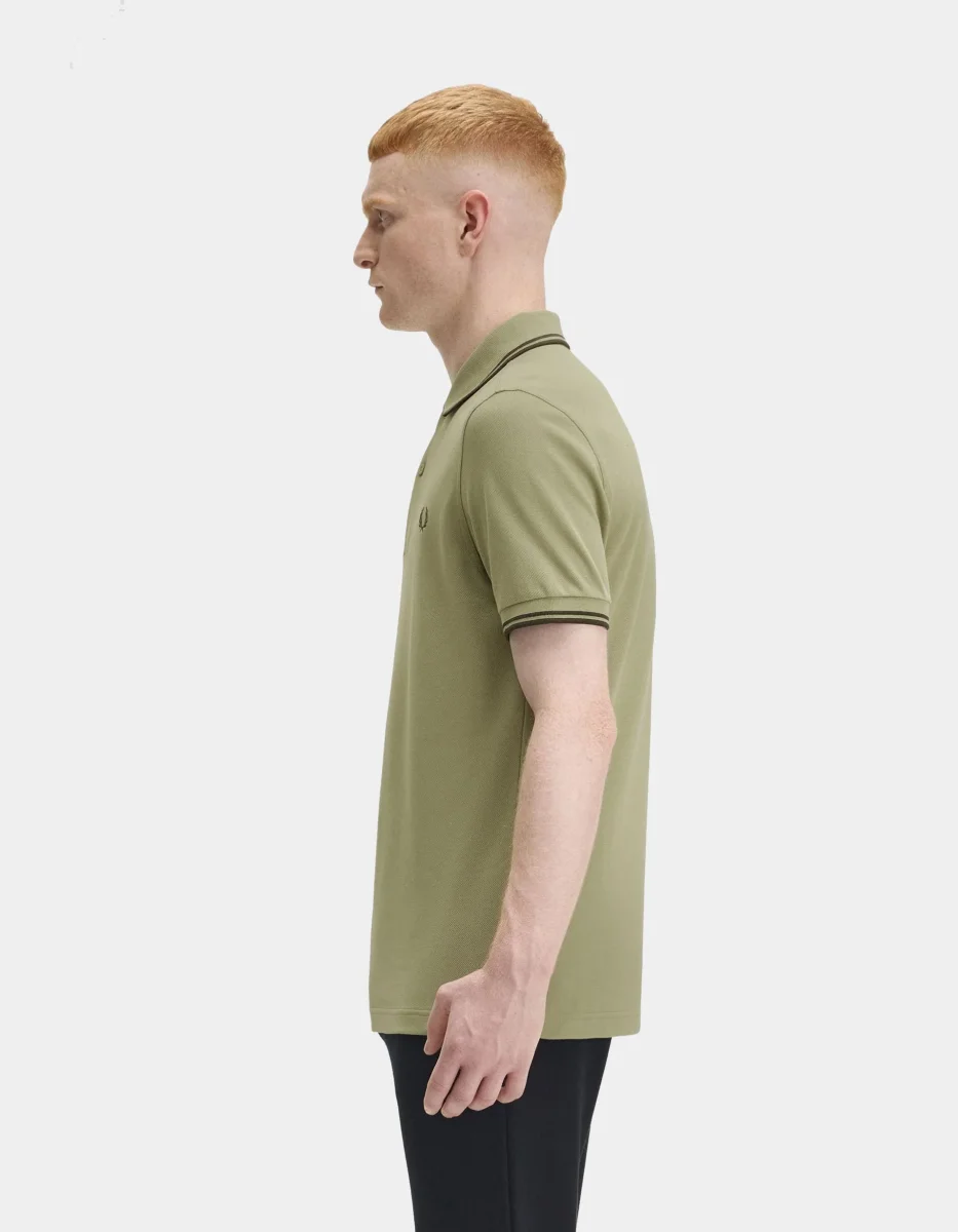 Polo FRED PERRY M3600 - Olive Mint - Imagen 7