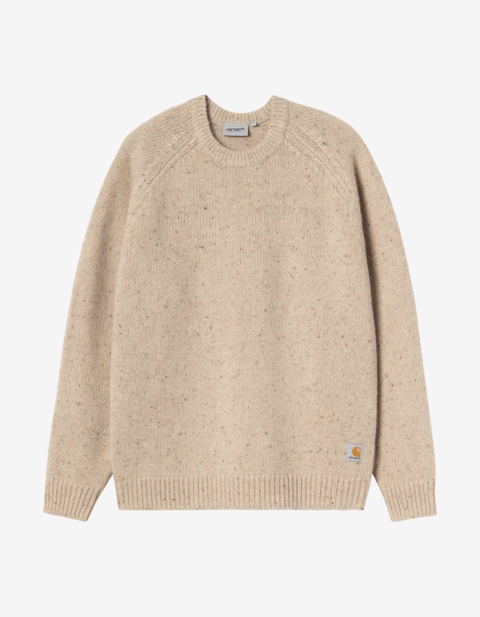 Jersey CARHARTT WIP ANGLISTIC - Speckled Fleur de Sel - Imagen 5