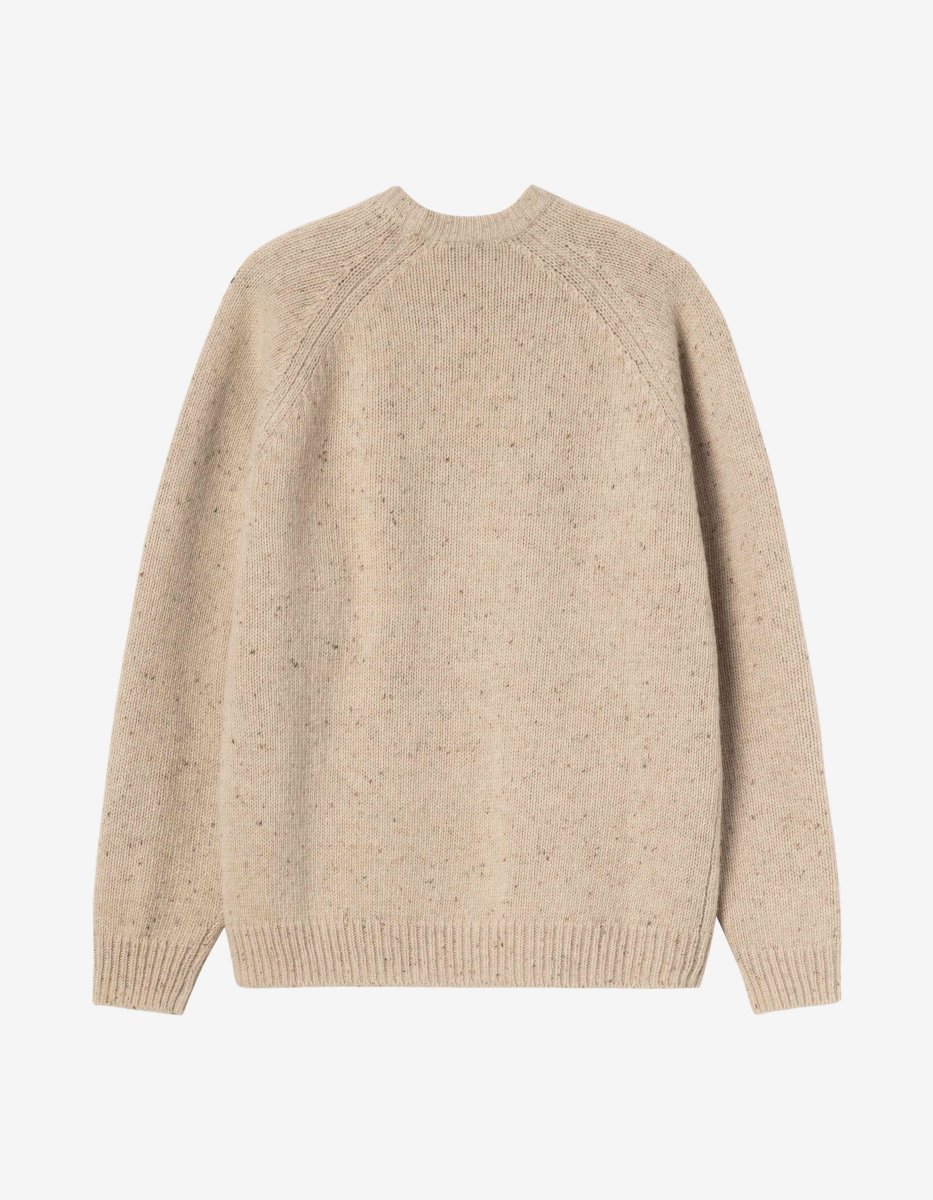 Jersey CARHARTT WIP ANGLISTIC - Speckled Fleur de Sel - Imagen 6