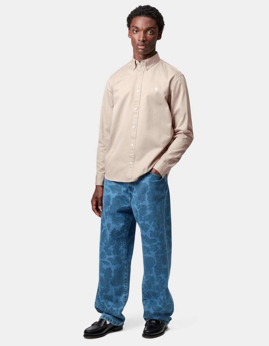 Camisa CARHARTT WIP MADISON - Fleur De Sel / Wax - Imagen 4