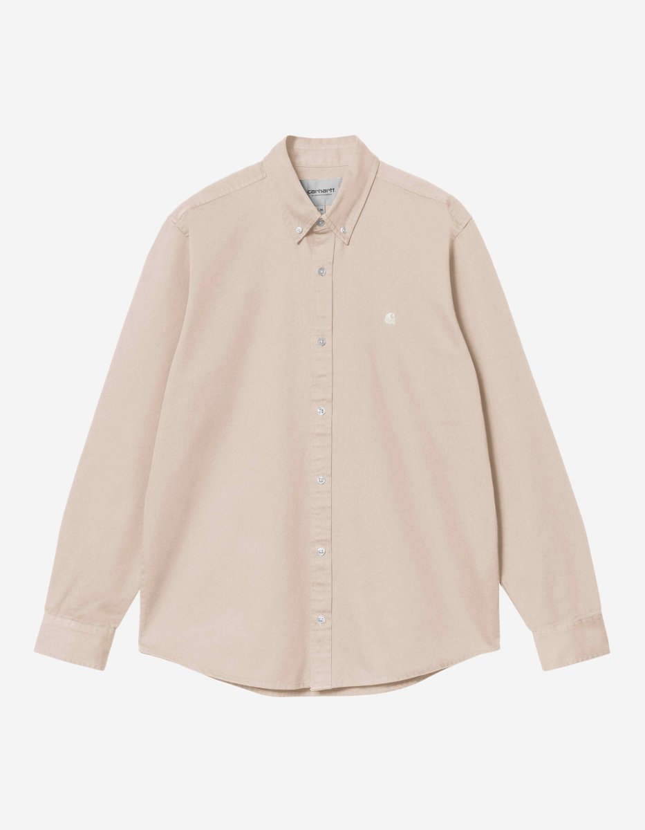 Camisa CARHARTT WIP MADISON - Fleur De Sel / Wax - Imagen 5