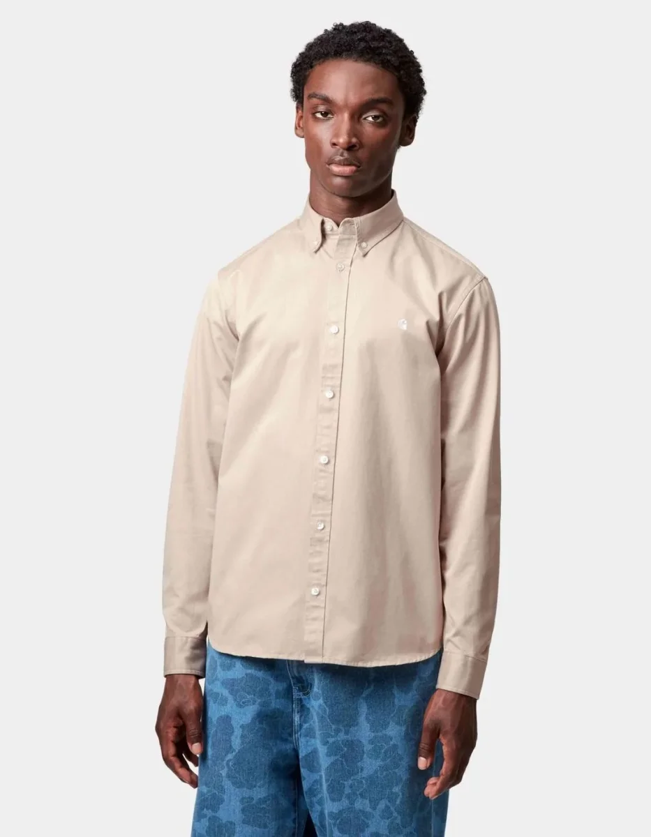 Camisa CARHARTT WIP MADISON - Fleur De Sel / Wax