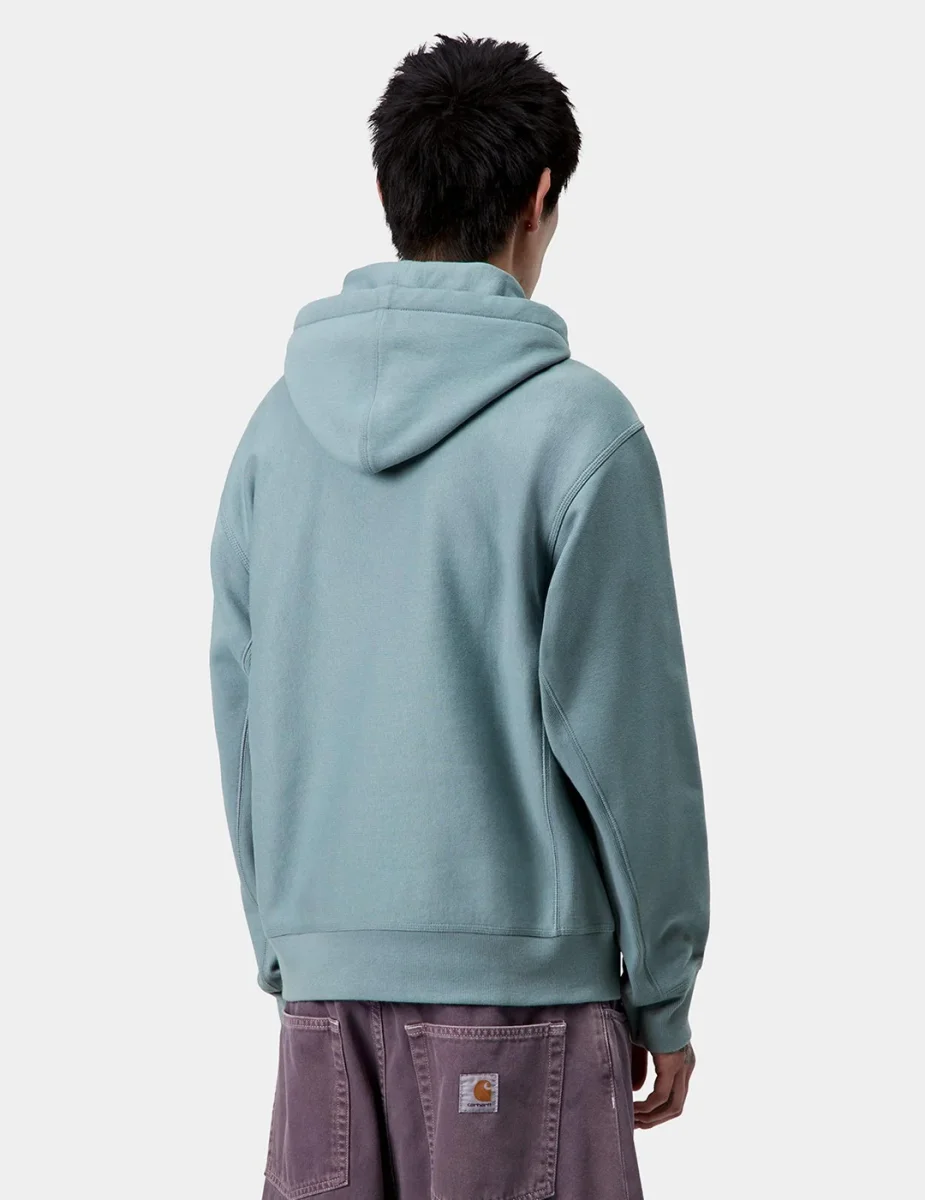 Sudadera Capucha CARHARTT WIP AMERICAN SCRIPT - Citadel - Imagen 3