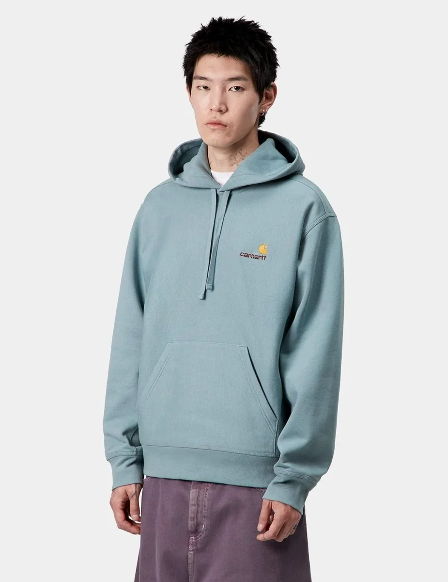 Sudadera Capucha CARHARTT WIP AMERICAN SCRIPT - Citadel - Imagen 2