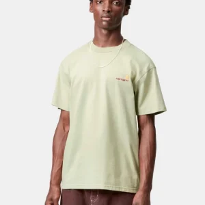 Camiseta CARHARTT WIP AMERICAN SCRIPT - Pale Olive