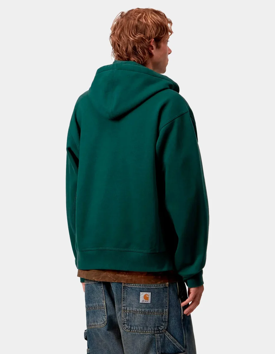 Sud. Cap. Abierta CARHARTT WIP AMERICAN SCRIPT - Dark Fir - Imagen 4