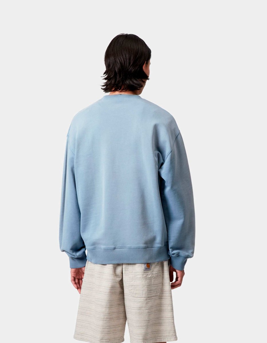Sudadera Crew CARHARTT WIP HUDSON SWEAT - Sorrent - Imagen 3