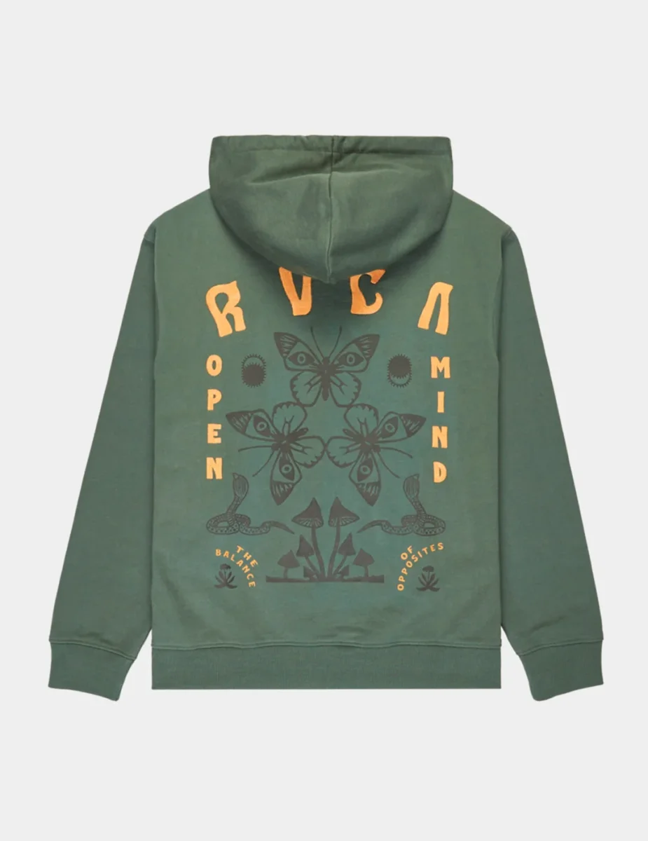 Sudadera Capucha RVCA BUTTERFLY POST - Lauren Wreath - Imagen 8