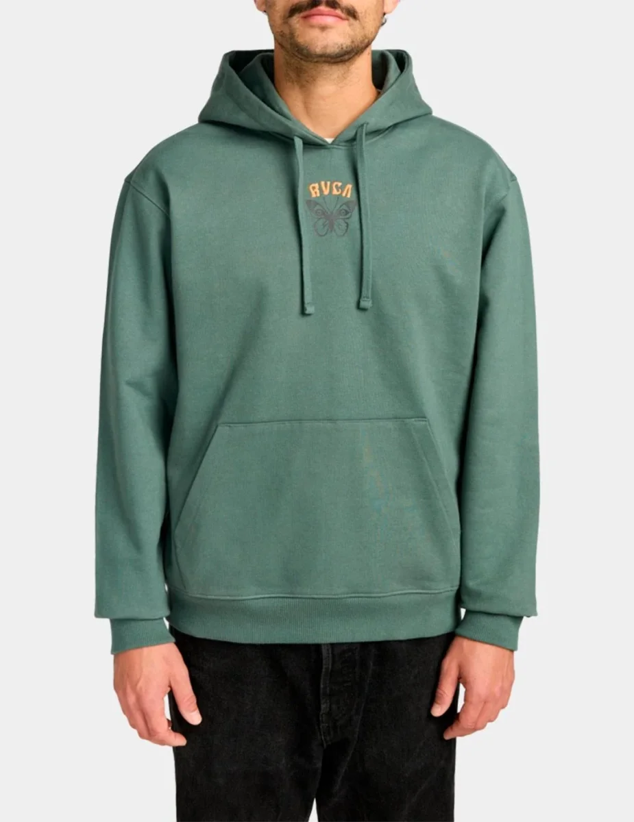 Sudadera Capucha RVCA BUTTERFLY POST - Lauren Wreath