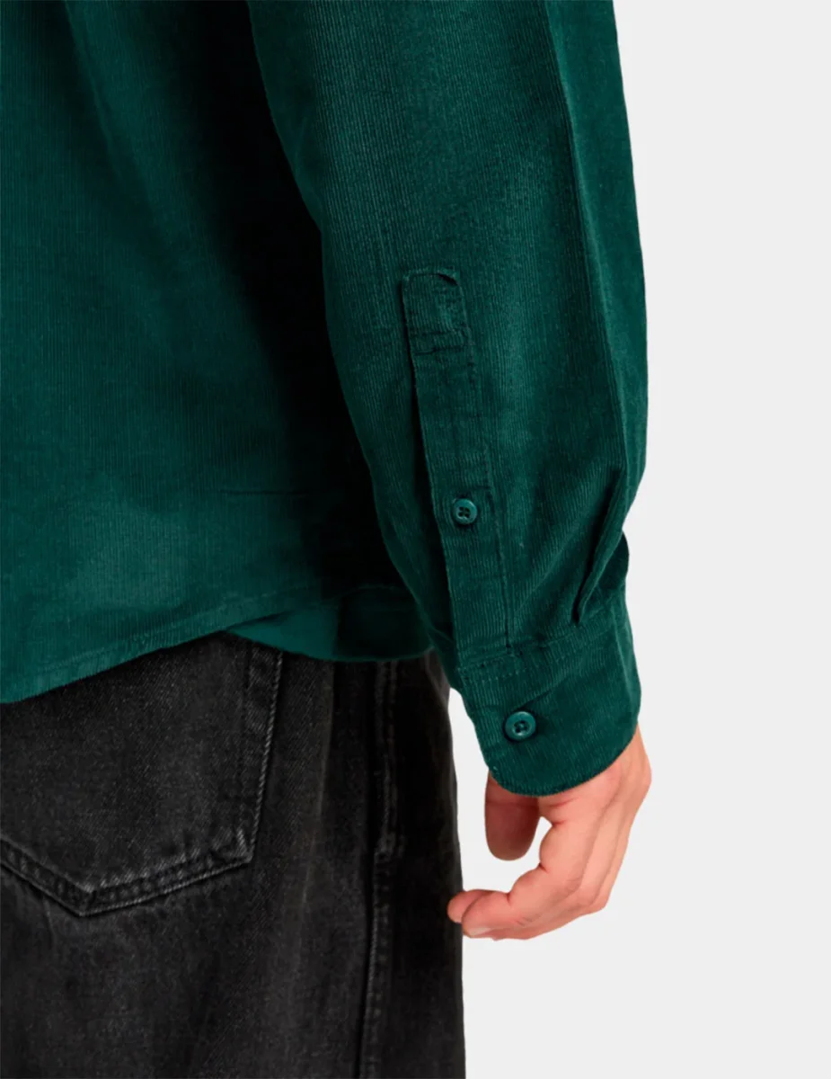 Camisa RVCA FREEMAN CORD II - Hunter Green - Imagen 5