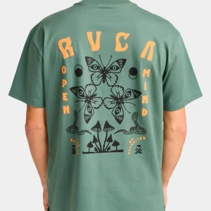 Camiseta RVCA BUTTERFLY POST - Laurel Wreath