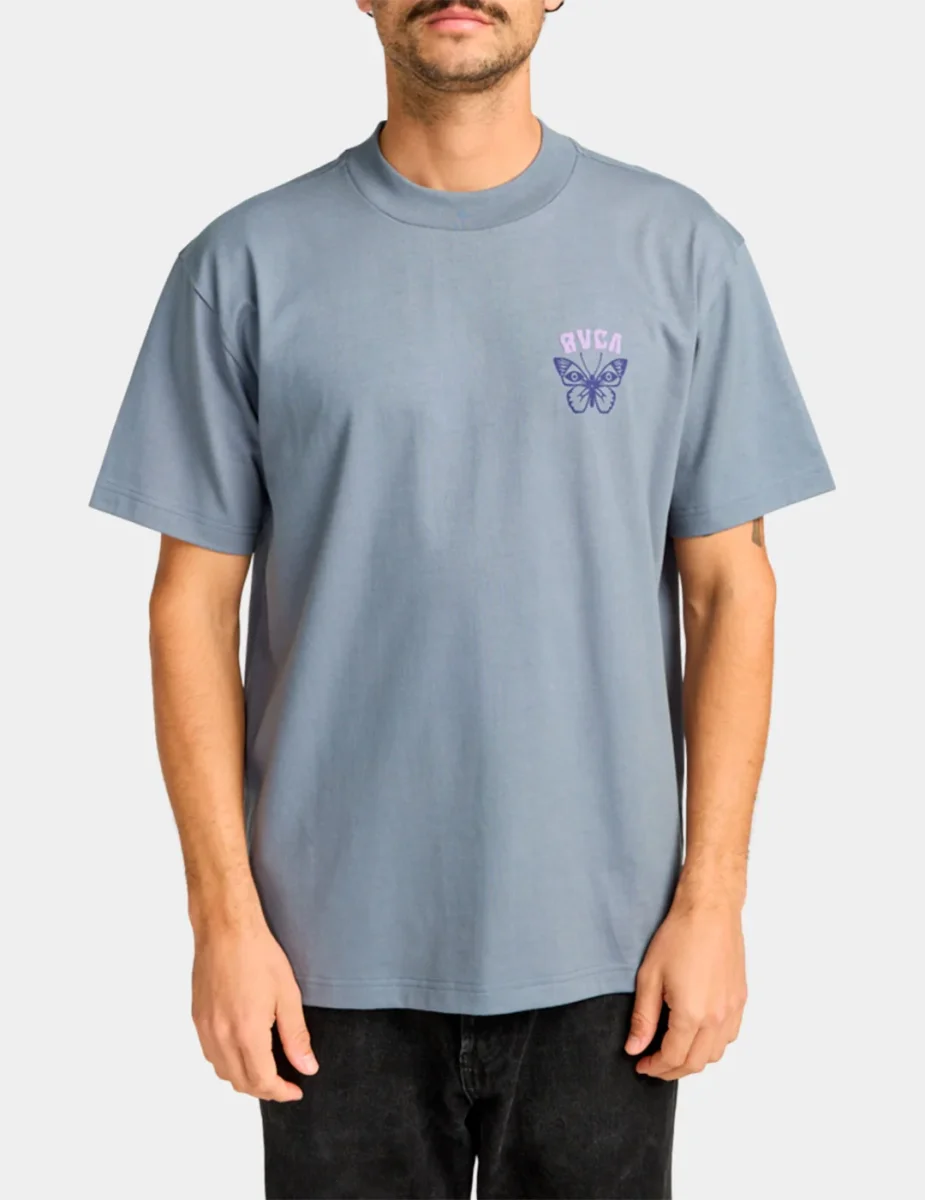 Camiseta RVCA BUTTERFLY POST - Flint Stone - Imagen 3