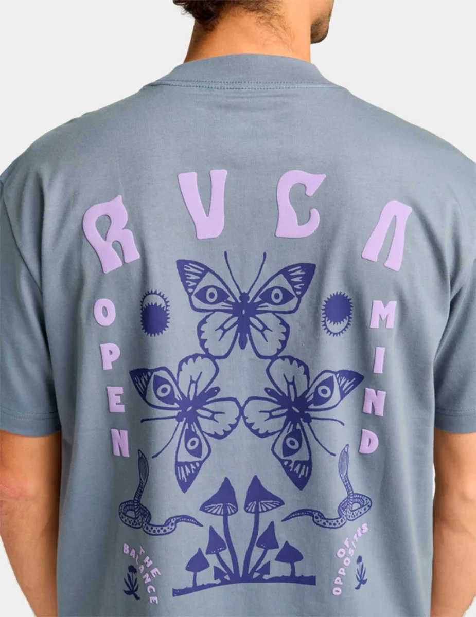Camiseta RVCA BUTTERFLY POST - Flint Stone - Imagen 6