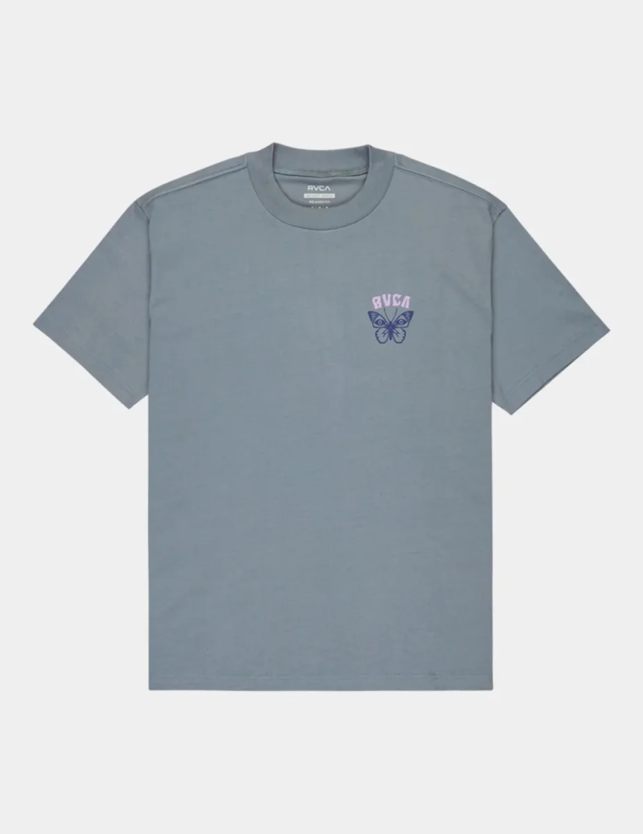 Camiseta RVCA BUTTERFLY POST - Flint Stone - Imagen 7
