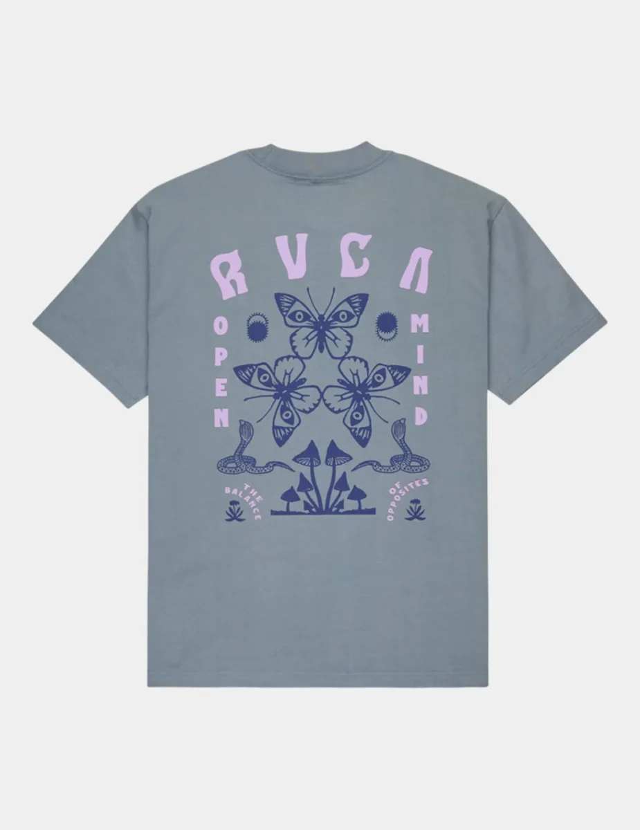 Camiseta RVCA BUTTERFLY POST - Flint Stone - Imagen 8