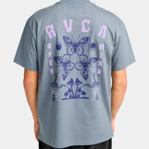 Camiseta RVCA BUTTERFLY POST - Flint Stone