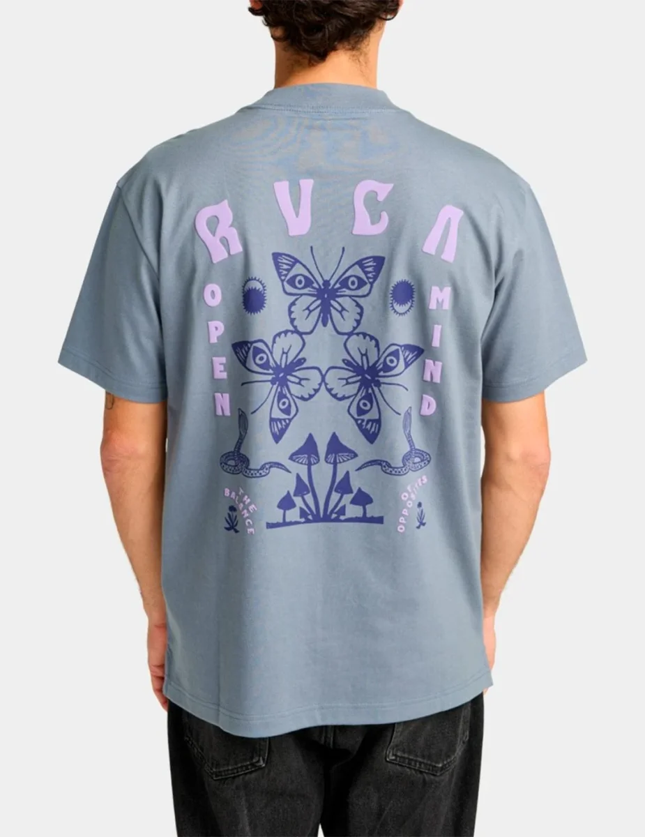 Camiseta RVCA BUTTERFLY POST - Flint Stone - Imagen 2