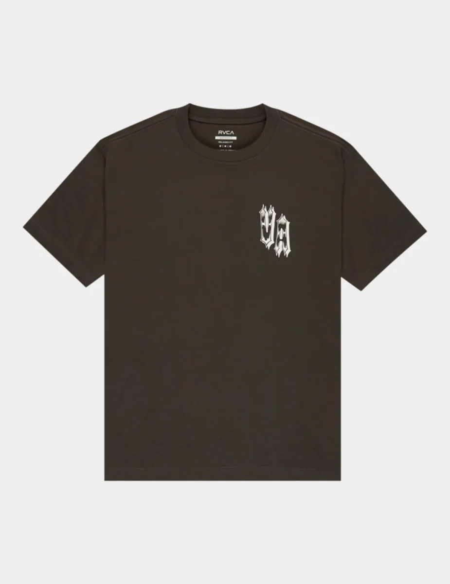 Camiseta RVCA DOUBLE TROUBLE - Pirate Black - Imagen 6