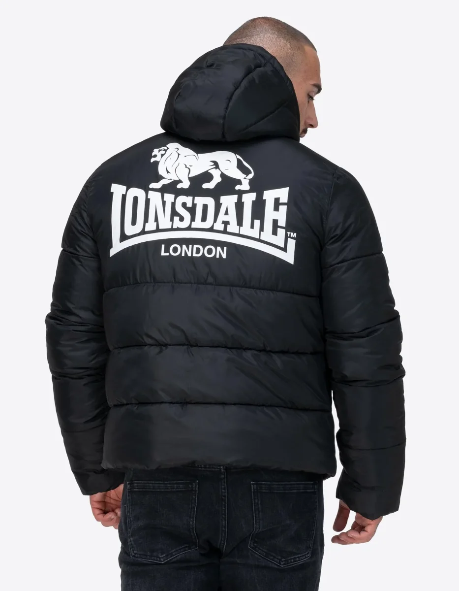 Cazadora LONSDALE TROVER - Black/White - Imagen 6