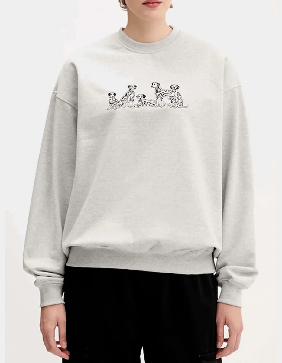 Sudadera Crew KAOTIKO DALMATIAN - Gray - Imagen 4