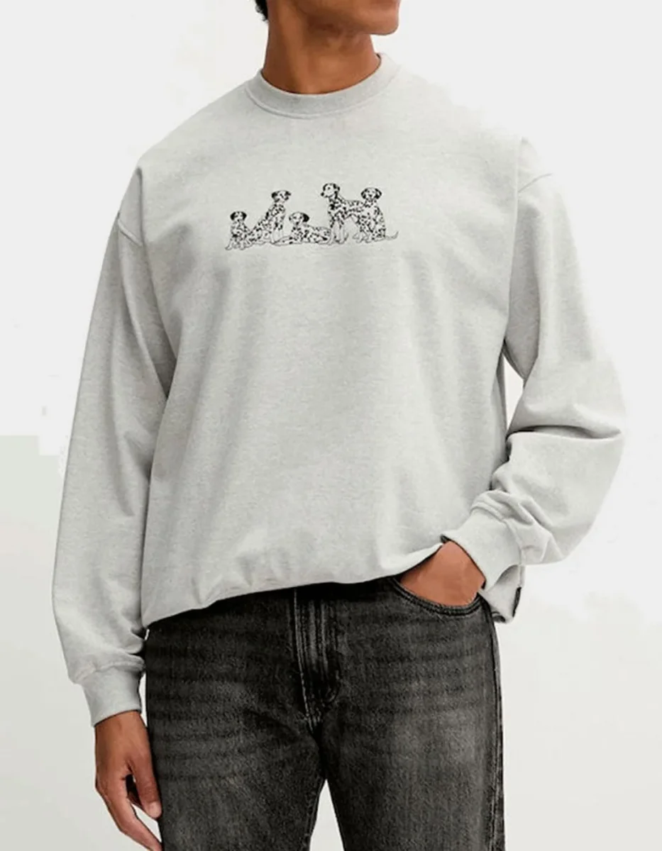 Sudadera Crew KAOTIKO DALMATIAN - Gray - Imagen 2