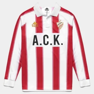 Camiseta KAPPA AUTHENTIC ODEN - White/Red Racing/Black