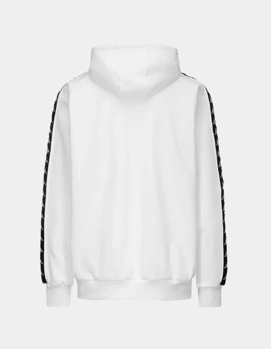Sudadera Capucha KAPPA MADISON 2 - White/Black - Imagen 3