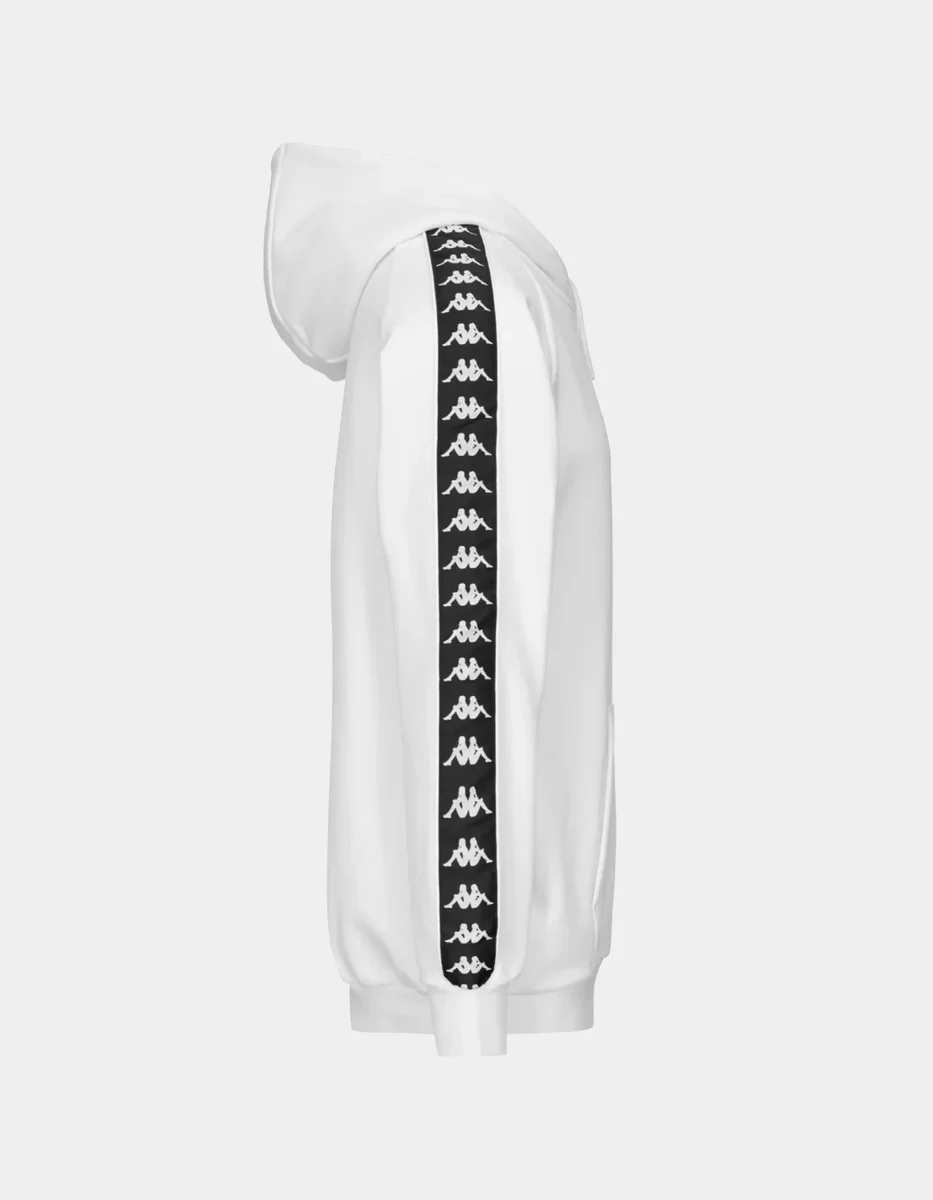 Sudadera Capucha KAPPA MADISON 2 - White/Black - Imagen 4