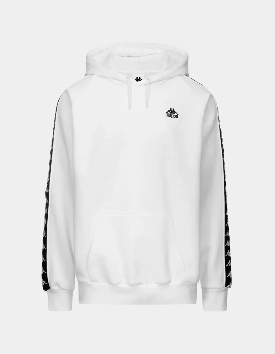 Sudadera Capucha KAPPA MADISON 2 - White/Black - Imagen 2