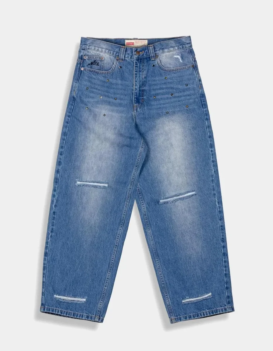 Pantalón GRIMEY ROYAL PAW BIG BOY DNM - Washed Blue
