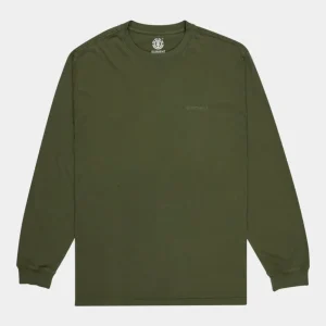 Camiseta ELEMENT LOWCASE PIGMENT LS - Rifle Green