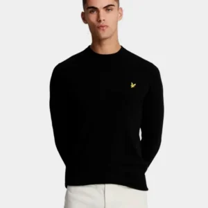 Jersey Lyle & Scott KN2114V - Jet Black Marl
