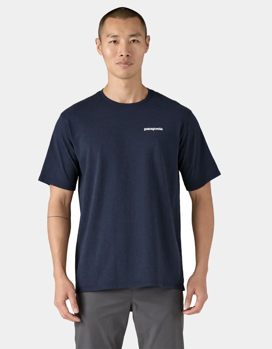 Camiseta PATAGONIA P-6 LOGO RESPONSIBILI - New Navy - Imagen 3